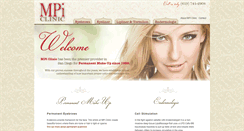 Desktop Screenshot of mpiclinic.com